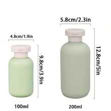 3pcs Refillable Travel Bottles Set, Shampoo, Body Wash, Lotion Containers - Multicolor - View 9
