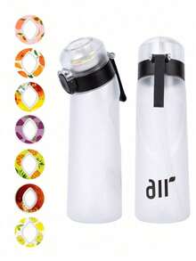 1pc Water Bottle With Fragrance Capsule, Contains 1 Random Scented Capsule, 0 Sugar 0 Calorie, With Straw, Suitable For Outdoor Sports, Leak-Proof Design, Applicable For Gym, Running, Sports Etc. - (Fragrance Capsule Only Improves Olfaction, Does Not Change Taste) Will Not Change The Taste Of Water, Only Makes The Water Smell More Fragrant. - Multicolor - View 14