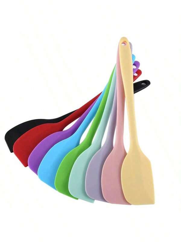 1pc High Quality Silicone Spatula, Heat Resistant Silicone Scraper, Cake Frosting Spatula, Baking Scraper Knife, Cake Cream Scraper, Small Baking Tool, Kitchen Gadget, Kitchen Accessory
