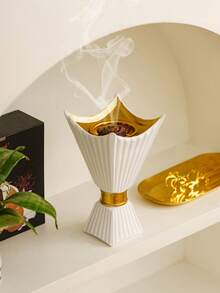 1个圣杯造型香炉 - 创意设计，简约风格，斋月装饰，树脂材质 | 适用于客厅、餐厅、家居装饰、桌面摆件、节日礼物、节日用品 - 彩色 - 查看 5