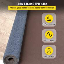 Carpet - Poliestere faserteppich grigio 1,8*4M - Visualizzare 3