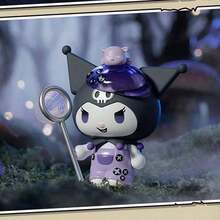 Sanrio Kuromi Werwolf Mörder Serie Figur Blindbox, 8 reguläre Modelle + 1 verstecktes Modell, mit dunklem Design, geeignet für Schreibtisch Dekoration und Sammlung, oder als Geburtstagsgeschenk