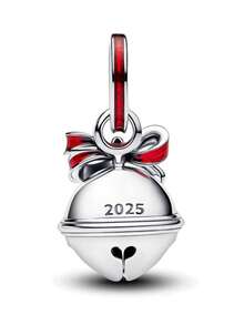 1 pezzo Braccialetto/collana creativo, versatile e delicato, con decorazioni natalizie limitate ed eleganti come cabina natalizia, corona natalizia, albero di Natale, perline natalizie, angelo di Natale, campana natalizia, ideale come regalo