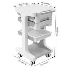 Cleaning Cart & Accessories - White - View 2