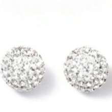 1 Pair 925 Sterling Silver Crystal Ball Stud Earrings, Birthstone Earrings, Low Allergy Gemstone Earrings, Suitable For Daily Wear - Birthstones - View 11
