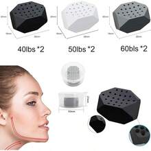 Ejercitador de cara y cuello,Ejercitador de Mandíbula Facial,Mandibula Ejercicio,Ejercitador para elevar la mandíbula,entrenador de músculos de mandíbula para hombres/mujeres (6 pcs) - 6 - Ver 6