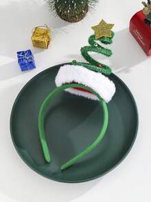 1pc Christmas Hat With Bell HeadBand, Hair Band, Diadema ,Hair Hoop ,Hairband For Women Hair Accessories