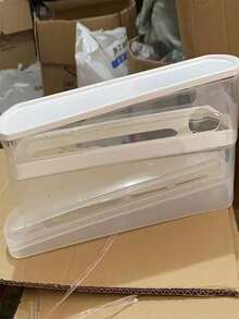 Khay đựng trứng xếp chồng nhiều mảnh, giá đựng trứng lăn cho tủ lạnh, hộp đựng đồ trên cửa tủ lạnh nhà bếp - Nhiều màu - Xem 7