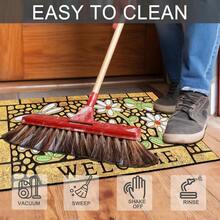 Door Mat Welcome Mat Front Door Mat Outdoor For Home Entrance Outdoor Mat For Outside Entry Way Doormat Entry Rugs Heavy Duty Non Slip Rubber Back Low Profile 17 X 30 Inch Dragonfly