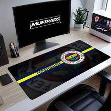 1 件费内巴切足球俱乐部官方鼠标垫 - 游戏和办公桌垫，带有赞助商标志（成立于 1907 年），采用绿/红/黄球队配色 - 高密度聚酯纤维表面，橡胶底座，适用于电脑、笔记本电脑和工作空间 - 是送给球员和球迷的理想足球迷礼物 - 长方形设计，醒目的品牌标识和耐用的聚酯纤维确保鼠标移动顺畅，是工作场所装饰的完美之选 - 彩色 - 查看 2