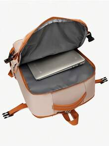 女士背包，大容量旅行背包，通勤/上学背包，时尚笔记本电脑包，短途商务旅行行李包，符合瑞安航空、威兹航空及其他航空公司的规定 - 彩色 - 查看 8