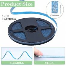 Self-Adhesive Decorative Tape, Mold-Proof Waterproof Sealing Tape, Moisture-Proof Kitchen & Bathroom Sink Edge Sealing Tape, Sink Gap Filler Tape, Bathroom Waterproof Tape Kitchen Items Kitchen Accessories Kitchen Tools