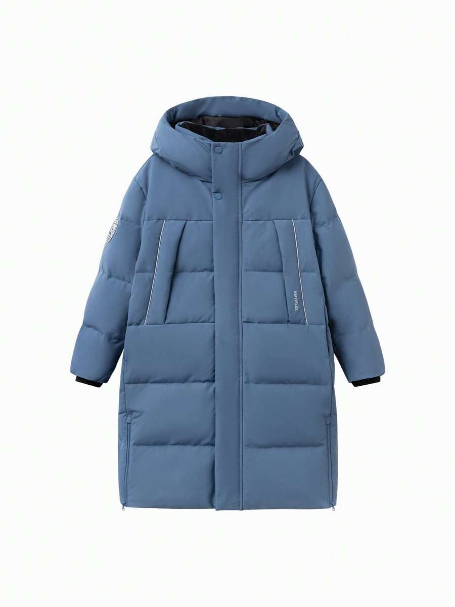 Balabala 男孩和女孩羽绒夹克 可爱连帽 冬季 2024 外套