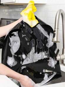 1/2/4pcs Non-Stick Oven Liners – Reusable Mats For Electric & Gas Ovens – Heat Resistant, Microwave Mat, Oven Liner Mat - High Temperature Resistant, Thick 0.1mm Black Non-Stick Easy Clean Liners, Easy To Clean, Suitable For The Bottom Of Electric Or Gas Ovens, Used As An Oven Liner For The Bottom Of Ovens, Washable Non Stick Oven Protection Pad, Baking Pad - Multicolor - View 8