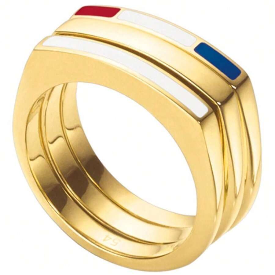 Pierścionek damski Tommy Hilfiger Tommy Hilfiger 2700581C 54 - Złoto - Zobacz 1