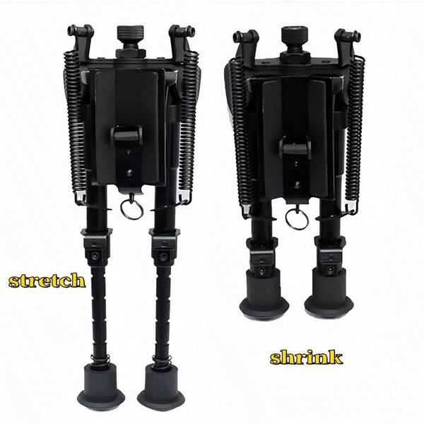 6-Inch Adjustable Tripod Head With Wrench And Accessories, Tactical Extendable Tripod