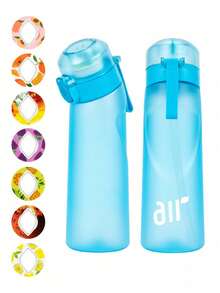 1pc Water Bottle With Fragrance Capsule, Contains 1 Random Scented Capsule, 0 Sugar 0 Calorie, With Straw, Suitable For Outdoor Sports, Leak-Proof Design, Applicable For Gym, Running, Sports Etc. - (Fragrance Capsule Only Improves Olfaction, Does Not Change Taste) Will Not Change The Taste Of Water, Only Makes The Water Smell More Fragrant. - Multicolor - View 18