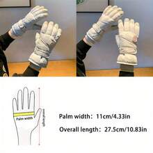 Cycling Ski Gloves/Women's Winter Gloves/Winter Cycling Gloves/Fleece And Thickened Warm Gloves - Multicolor - View 5