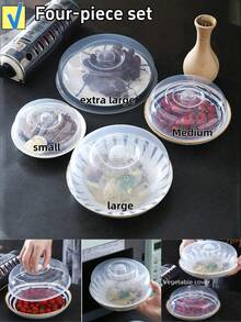 1pc Microwave Cover,Insulated Vegetable Cover,Plastic Food Cover,Heat-Resistant Food Cover,Refrigerator Anti-Odor Preservation Dishes Cover,Kitchen Daily Preservation Utensils,Universal Splash-Proof Cover,Food Household Bowl,For Kitchen Accessories,Kitchen,Food,Camping,Room Decor - Nhiều màu - Xem 8