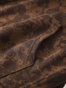 Bộ 2 áo nỉ có mũ trùm đầu nhuộm loang nhẹ và quần jogger có dây rút cho nam, họa tiết in đại bàng, áo nỉ có mũ trùm đầu có dây rút và túi, quần có dây rút ở eo, thích hợp cho trang phục dạo phố mùa xuân, mùa thu, mùa đông, chạy bộ, đi làm, du lịch, hoạt động ngoài trời, quà tặng lý tưởng cho chồng hoặc bạn trai - Nhiều màu - Xem 6