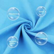 Toallas Microfibra 3Pack, Toallas de Bao Microfibra, Toalla Natacion Secado Rpido Ligera y Suave con Bolsa Porttil, Toalla Deportiva para Viaje, Gym, Yoga, Senderismo, Camping Gris - azul - Ver 3