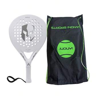 2025 IANONI Padel Racket Tennis Carbon Fiber Soft EVA Face Tennis Paddle Racquet Racket With Padle Bag, Great For Thanksgiving, Christmas, Halloween And New Year's Celebrations