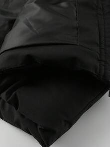 LEDUNTINO 男士加厚羽绒服，中长款，带帽，纯色，下摆拉链，适合冬季外出和日常通勤，送给男朋友的完美礼物