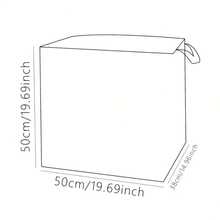 Caja de almacenamiento plegable - Diseño de gran capacidad y ahorro de espacio, adecuado para ropa, almohadas, ropa de cama: Caja de almacenamiento rectangular con cremallera de uso múltiple, adecuada para mantas, almacenamiento en dormitorio, cesta de ropa transpirable debajo de la cama, esencial para el hogar y la residencia estudiantil, caja de almacenamiento de gran capacidad - Multicolor - Ver 8
