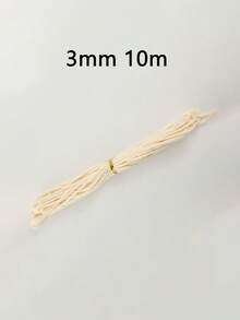 流苏绳，优质流苏绳，粗天然线，多股合成编织绳，用于壁挂装饰，植物吊架，工艺品，包袋，DIY，家居装饰，礼品包装，彩色扭纹编织绳，空心线工艺装饰，腰带配件，涤纶流苏绳，钩编用黑纱，针织用钩针线 - 彩色 - 查看 14