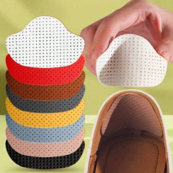 4pcs Shoe Repair Stickers, Invisible Heel Lining, Anti-Abrasion Mesh Shoe Patch, Hole Fixer