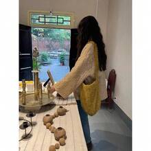 Huangguoshu single shoulder crossbody woolen bag autumn and winter woolen bag light commuter bag versatile simple casual magnetic buckle design