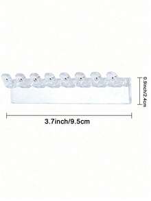 Supporto da parete per gioielli, organizer da parete per gioielli durevole con ganci, appendicollo trasparente per collane, gancio multifunzione salvaspazio per organizzare gioielli, appendicollo per collane per bagno, camera da letto, scuola, dormitori, casa, boutique, specchiera, per orecchini, anelli, bracciali, accessori, scaffale espositore, torre portaoggetti, elementi essenziali da viaggio, decorazione autunnale, ritorno a scuola