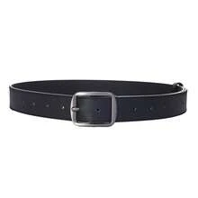 1pc Simple Elegant Waist Belt, Versatile Jeans Decoration Belt With Matte Silver Buckle, Unisex Pants Belt - Multicolor - View 6