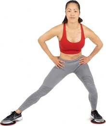 Discos de Ejercicio Deslizantes ProsourceFit Core, Deslizadores de Doble Cara para Usar en Cualquier Superficie en Casa o Gimnasio para Entrenamientos de Cuerpo Completo, Juego de 2 - rojo - Ver 10