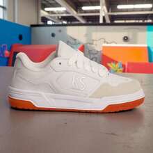 KS Men's White Sneakers – Casual And Comfortable, Lightweight, Skater Style, 2025 Release, Modern Streetwear 38–43 - 白色 - 查看 8