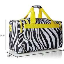 Rockland Duffel Bag(48.26cm amarillo cebra) - Tipo 7 - Ver 7