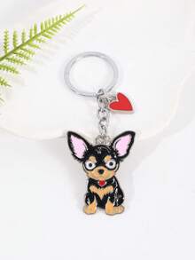 1个金属合金肌肉强壮狗狗钥匙扣，时尚背包手提包挂件配饰，帅气迷人的男孩汽车钥匙扣挂件，男友节日礼物，送给好朋友的生日钥匙扣挂件礼物 - 彩色 - 查看 7