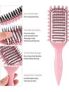 1PC Curling Brush, Curling Brush, Curling Brush, Combing And Shaping Male And Female Curling To Reduce Pulling And Curling Separation, Curling Brush, Comb, Hair Tool, Hair Salon Beauty Travel Essential, Back To School, Travel Vacation Essential, Women's Hair Accessories, Hairdressing Products, Hairdressing Tools, Hairdressing Supplies, Hair Care Products, Curling Brush, Barber, Hairdressing Accessories, Hairdressing Equipment,Hair Brush,Slick Back Brush,Styling Brush,Curly Hair Brush,Edge Brush,Hair Comb,Brush Hair,Hair Brush Set,Comb Hair,Comb For Curls,Detangling Brush,Hair Brush For Women,Hair,Travel,Hair Products,Hair Tools,Hair Stuff,Barber,Barber Accessories,Barbershop,Hairdressing Equipment