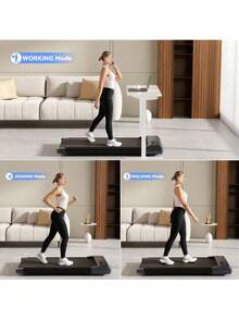 15.35*39.37inches Running Belt Under Desk Treadmill 350lbs Portable Treadmills For Home/Office Walkingpad App/Remote Control LCD Screen Data Tracking - 查看 4