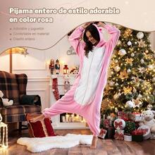 Cerdito rosa Pijama Adulto Unisex de para parejas jóvenes, Pijama de una pieza para adultos Pijamas de una pieza para mujeres y hombres, parejas, suaves, de felpa, Animales disfraces de Halloween, ropa para dormir Animales Cosplay Disfraces Trajes Hogar Cerdito rosa ropa para dormir. - Rosa - Ver 7