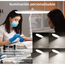 KINGSTEAM La lámpara LED en forma de tiburón tiene una luminancia ajustable y tres tonos de luz, y es amiga con los ojos - Tipo de Enchufe A USA (110-127V) - Ver 2