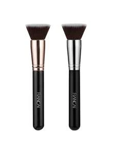 1/2英寸平头歌舞伎化妆刷，高品质刷子，适用于液体、膏状和粉状产品 - 可用于点涂、晕染和打造无瑕妆容，粉底刷、遮瑕刷、腮红刷、修容刷、古铜粉刷、散粉刷、底妆刷、腮红刷 - 彩色 - 查看 13