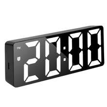 This Multi-Functional LED Desktop Alarm Clock, Powered By USB, Displays Time And Temperature, And Features A Night Light Function. It Is Suitable For Bedrooms, Home Offices Or Living Rooms, And Is An Ideal Gift For Christmas, Halloween, Easter, Valentine's Day, Thanksgiving And Birthdays. - Multicolor - View 14