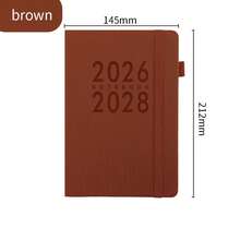 2026-2028月計畫本，年度總結，附靈活筆插槽，英文版，學校假期完美禮物，日記寫作，學校用品 - 彩色 - 查看 17