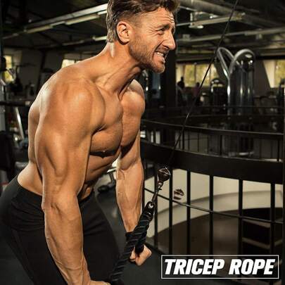 YOMYM Juego Kit de Fitness Sistema de Poleas, Fitness LAT y Sistema de Polea de Elevación, Polea de Cable de Peso para Gimnasio Ejercicio, Equipo de Entrenamiento Fuerza