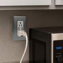 Megaluz Contacto Dúplex Enchufe Contacto Carga Usb 2.1amp - Gris - Ver 5