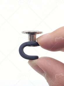 Hebilla de extensión de cintura, clip de ajuste de cintura de jeans desmontable, hebilla elástica sin costuras para el cinturón (estilo aleatorio) - Multicolor - Ver 4