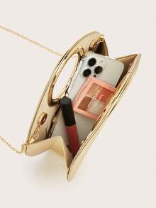 Túi xách nữ thanh lịch, túi cầm tay dây xích tối giản, túi dự tiệc/dạ hội sang trọng nhẹ nhàng, món quà sinh nhật hoàn hảo cho bạn gái, phù hợp cho tiệc tùng, đám cưới, dạ hội, tiệc gala - có thể phối cùng váy dự tiệc, váy dạ hội và váy đính sequin. - Xem 7