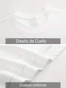 Playera Hombre Estampada Perfiles de Rostros en Colores, Diseño Abstracto Artístico, 100% Algodón, Cuello Redondo, Lavable, Tallas S-XXXL - Blanco - Ver 6