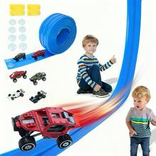 16FT DIY Toy Marble Runs Track Racing Set